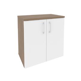 Офисная мебель Onix Шкаф приставной/опорный O.SHPO-7 Дуб аризона/Белый бриллиант 720x432x750