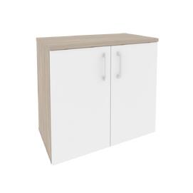 Офисная мебель Onix Шкаф приставной/опорный O.SHPO-8 Дуб аттик/Белый бриллиант 800x432x750
