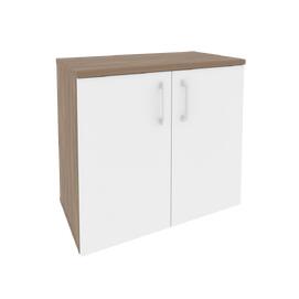 Офисная мебель Onix Шкаф приставной/опорный O.SHPO-8 Дуб аризона/Белый бриллиант 800x432x750