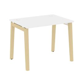 Офисная мебель Onix Wood Стол письменный OW.SP-1.7 Белый бриллиант/Дуб светлый 980х720х750