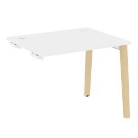 Офисная мебель Onix Wood Стол-приставка OW.SPR-1.8 Белый бриллиант/Дуб светлый 980х800х750