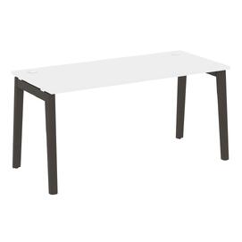 Офисная мебель Onix Wood Стол письменный OW.SP-4.7 Белый бриллиант/Дуб тёмный 1580х720х750