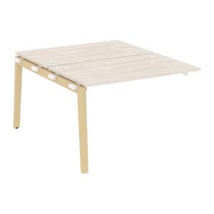 Офисная мебель Onix Wood Наборный эл. раб. станции OW.2.NRS-2.7 Белый бриллиант/Дуб тёмный 1180х1475х750