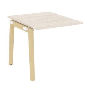 Офисная мебель Onix Wood Прох. наб. эл. переговорного стола OW.NPRG-0 Белый бриллиант/Дуб тёмный 780х980х750