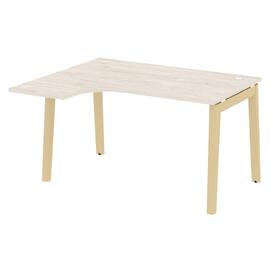 Офисная мебель Onix Wood Стол эргономичный левый OW.SA-3 (L) Денвер светлый/Дуб светлый 1380х1180х750