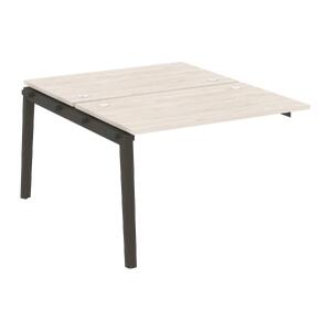 Офисная мебель Onix Wood Наборный эл. раб. станции OW.2.NRS-2.7 Белый бриллиант/Дуб тёмный 1180х1475х750