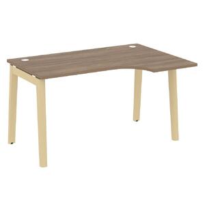 Офисная мебель Onix Wood Стол эргономичный правый OW.SA-2 (R) Дуб аттик/Дуб светлый 1380х980х750