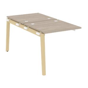 Офисная мебель Onix Wood Наборный эл. раб. станции OW.2.NRS-0.8 Белый бриллиант/Дуб тёмный 780х1635х750