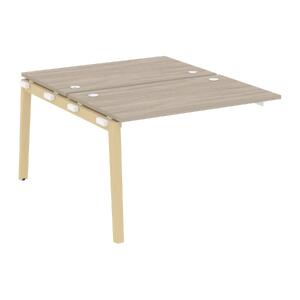 Офисная мебель Onix Wood Наборный эл. раб. станции OW.2.NRS-2.7 Белый бриллиант/Дуб тёмный 1180х1475х750