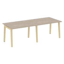 Офисная мебель Onix Wood Стол переговорный (2 столешницы) OW.PRG-2.2 Дуб аттик/Дуб светлый 2360х980х750