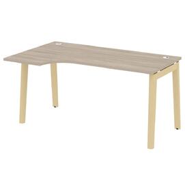Офисная мебель Onix Wood Стол эргономичный левый OW.SA-1 (L) Дуб аттик/Дуб светлый 1580х980х750