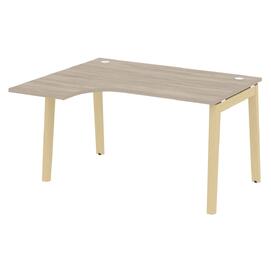 Офисная мебель Onix Wood Стол эргономичный левый OW.SA-3 (L) Дуб аттик/Дуб светлый 1380х1180х750
