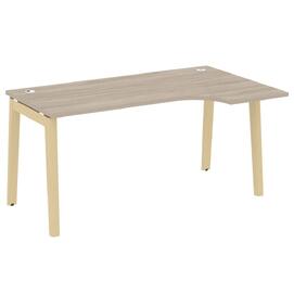 Офисная мебель Onix Wood Стол эргономичный правый OW.SA-1 (R) Дуб аттик/Дуб светлый 1580х980х750