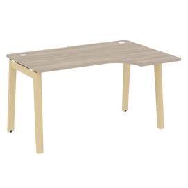 Офисная мебель Onix Wood Стол эргономичный правый OW.SA-2 (R) Дуб аттик/Дуб светлый 1380х980х750