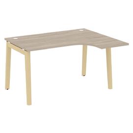 Офисная мебель Onix Wood Стол эргономичный правый OW.SA-3 (R) Дуб аттик/Дуб светлый 1380х1180х750