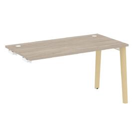 Офисная мебель Onix Wood Стол-приставка OW.SPR-3.7 Дуб аттик/Дуб светлый 1380х720х750