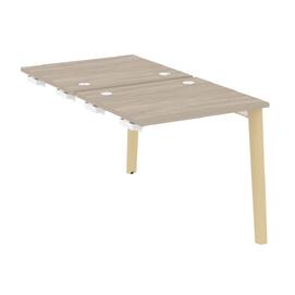 Офисная мебель Onix Wood Стол-приставка двойной OW.D.SPR-0.7 Дуб аттик/Дуб светлый 780х1475х750