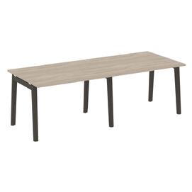 Офисная мебель Onix Wood Стол переговорный (2 столешницы) OW.PRG-2.2 Дуб аттик/Дуб тёмный 2360х980х750