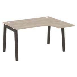 Офисная мебель Onix Wood Стол эргономичный правый OW.SA-3 (R) Дуб аттик/Дуб тёмный 1380х1180х750