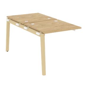 Офисная мебель Onix Wood Наборный эл. раб. станции OW.2.NRS-0.8 Белый бриллиант/Дуб тёмный 780х1635х750
