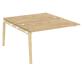 Офисная мебель Onix Wood Наборный эл. раб. станции OW.2.NRS-3.8 Тиквуд светлый/Дуб светлый 1380х1635х750