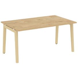 Офисная мебель Onix Wood Стол переговорный (1 столешница) OW.PRG-1.4 Тиквуд светлый/Дуб светлый 1580х980х750