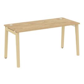 Офисная мебель Onix Wood Стол письменный OW.SP-4.7 Тиквуд светлый/Дуб светлый 1580х720х750