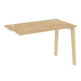 Офисная мебель Onix Wood Стол-приставка OW.SPR-2.7 Тиквуд светлый/Дуб светлый 1180х720х750