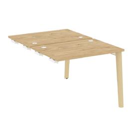 Офисная мебель Onix Wood Стол-приставка двойной OW.D.SPR-1.7 Тиквуд светлый/Дуб светлый 980х1475х750