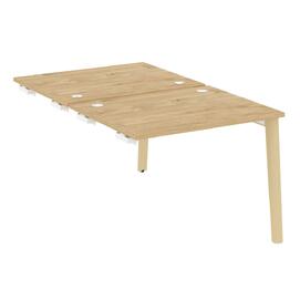 Офисная мебель Onix Wood Стол-приставка двойной OW.D.SPR-1.8 Тиквуд светлый/Дуб светлый 980х1635х750