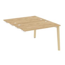 Офисная мебель Onix Wood Стол-приставка двойной OW.D.SPR-2.7 Тиквуд светлый/Дуб светлый 1180х1475х750