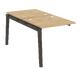 Офисная мебель Onix Wood Наборный эл. раб. станции OW.2.NRS-0.8 Тиквуд светлый/Дуб тёмный 780х1635х750