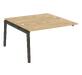 Офисная мебель Onix Wood Наборный эл. раб. станции OW.2.NRS-3.7 Тиквуд светлый/Дуб тёмный 1380х1475х750