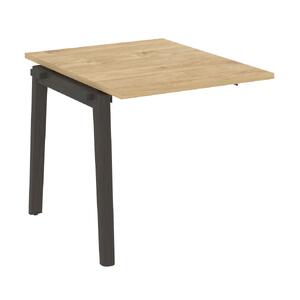 Офисная мебель Onix Wood Прох. наб. эл. переговорного стола OW.NPRG-0 Белый бриллиант/Дуб тёмный 780х980х750