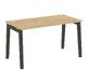 Офисная мебель Onix Wood Стол письменный OW.SP-3.7 Тиквуд светлый/Дуб тёмный 1380х720х750