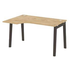Офисная мебель Onix Wood Стол эргономичный левый OW.SA-2 (L) Тиквуд светлый/Дуб тёмный 1380х980х750