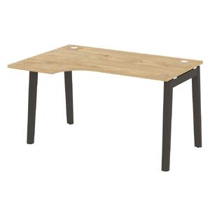Офисная мебель Onix Wood Стол эргономичный левый OW.SA-2 (L) Дуб аттик/Дуб светлый 1380х980х750
