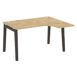 Офисная мебель Onix Wood Стол эргономичный правый OW.SA-3 (R) Тиквуд светлый/Дуб тёмный 1380х1180х750