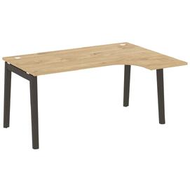 Офисная мебель Onix Wood Стол эргономичный правый OW.SA-4 (R) Тиквуд светлый/Дуб тёмный 1580х1180х750