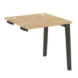Офисная мебель Onix Wood Стол-приставка OW.SPR-0.8 Тиквуд светлый/Дуб тёмный 780х800х750
