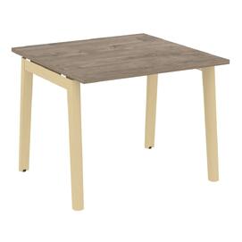 Офисная мебель Onix Wood Стол переговорный (1 столешница) OW.PRG-1.1 Тиквуд тёмный/Дуб светлый 980х980х750