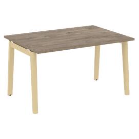 Офисная мебель Onix Wood Стол переговорный (1 столешница) OW.PRG-1.3 Тиквуд тёмный/Дуб светлый 1380х980х750