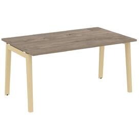 Офисная мебель Onix Wood Стол переговорный (1 столешница) OW.PRG-1.4 Тиквуд тёмный/Дуб светлый 1580х980х750
