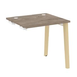 Офисная мебель Onix Wood Стол-приставка OW.SPR-0.7 Тиквуд тёмный/Дуб светлый 780х720х750