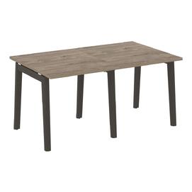 Офисная мебель Onix Wood Стол переговорный (2 столешницы) OW.PRG-2.0 Тиквуд тёмный/Дуб тёмный 1560х980х750