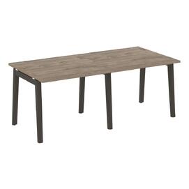 Офисная мебель Onix Wood Стол переговорный (2 столешницы) OW.PRG-2.1 Тиквуд тёмный/Дуб тёмный 1960х980х750