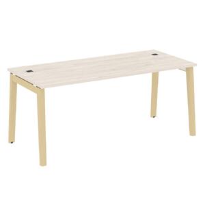 Кабинет руководителя Onix Wood Direct Стол руководителя OW.SRR-5.8 Белый бриллиант/Дуб тёмный 1780х800х750