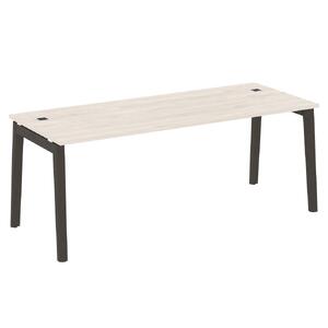 Кабинет руководителя Onix Wood Direct Стол руководителя OW.SRR-6.8 Белый бриллиант/Дуб тёмный 1980х800х750