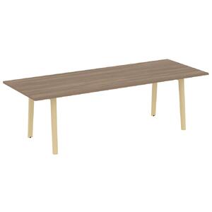 Кабинет руководителя Onix Wood Direct Стол переговорный OW.PRG-25 Денвер светлый/Дуб тёмный 2580х980х750