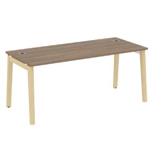 Кабинет руководителя Onix Wood Direct Стол руководителя OW.SRR-5.8 Белый бриллиант/Дуб тёмный 1780х800х750